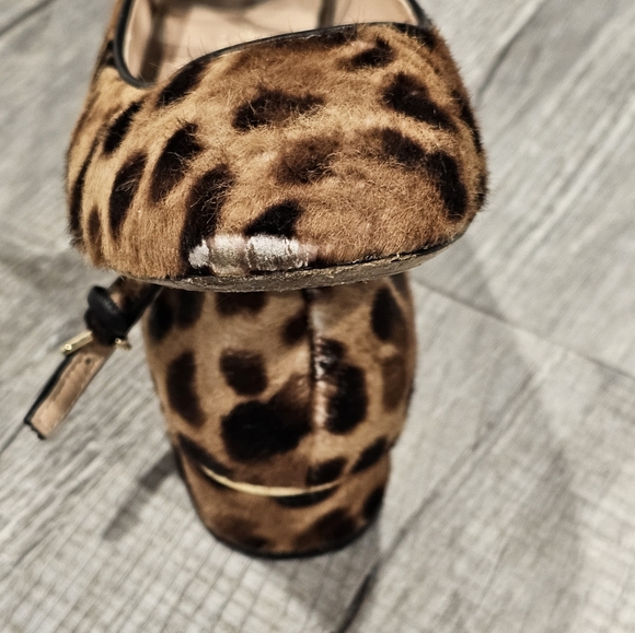 Cole Haan Leopard Print Heels - Picture 5 of 7